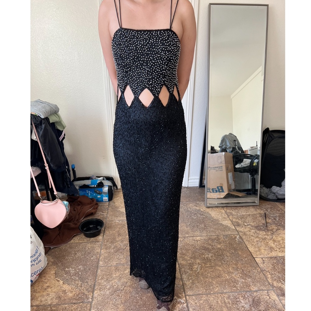 Vintage Black Prom/formal Dress, Mark & john by gopal